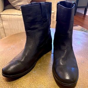 Black Leather FRYE Boots